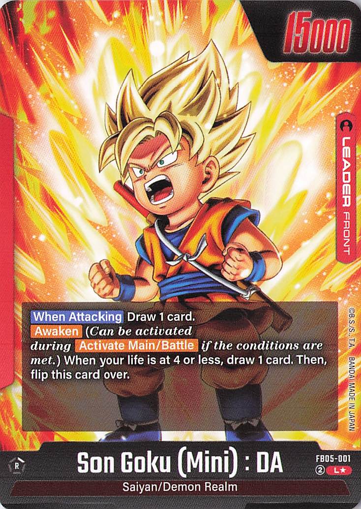 Son Goku (Mini): DA (Alternate Art) Leader New Adventure FB05-001 NM