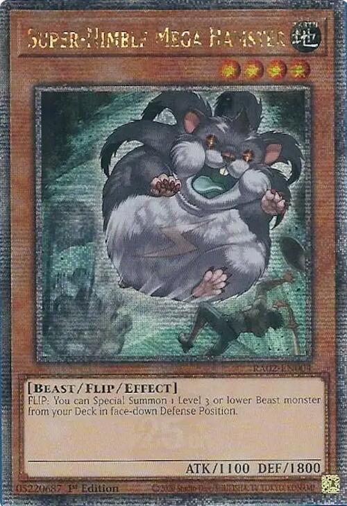 Super-Nimble Mega Hamster (Quarter Century Secret Rare) Quarter Century Secret Rare 25th Anniversary Rarity Collection II RA02-EN004 NM