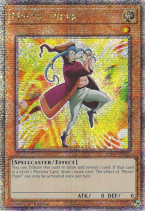 Mystic Piper (Quarter Century Secret Rare) Quarter Century Secret Rare Quarter Century Stampede RA04-EN005 NM