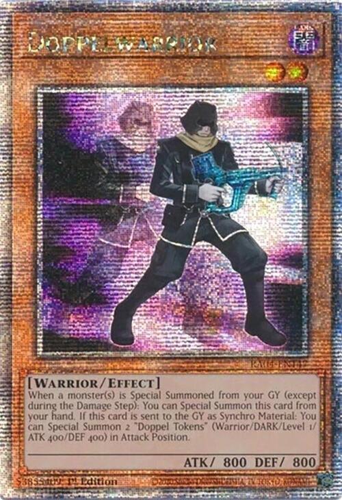 Doppelwarrior (Quarter Century Secret Rare) Quarter Century Secret Rare Quarter Century Stampede RA04-EN147 NM