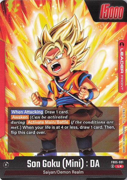 Son Goku (Mini): DA (Alternate Art) Leader New Adventure FB05-001 NM