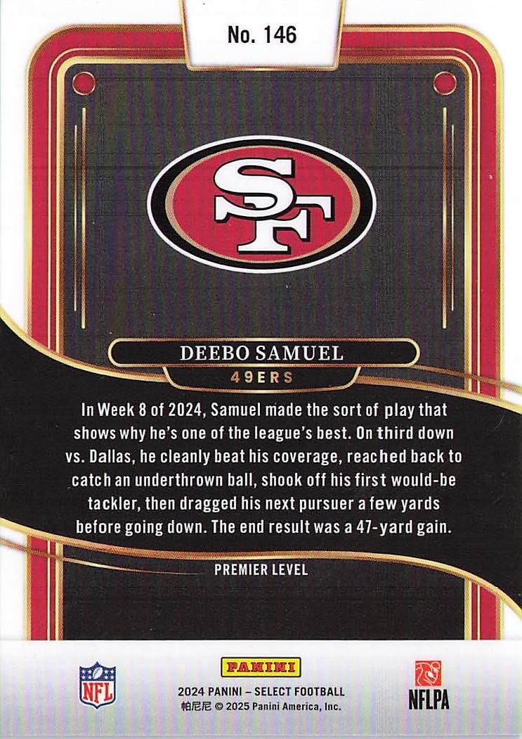 2024 Panini Select #146 Deebo Samuel