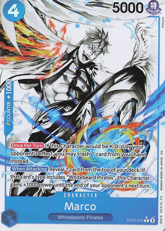 Marco (Parallel) C Starter Deck 22: Ace & Newgate ST22-012 NM