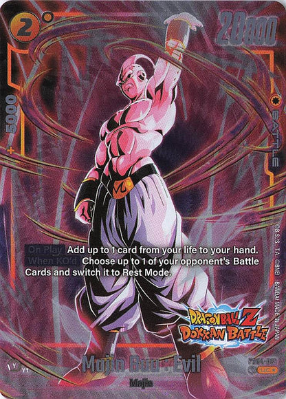 Majin Buu : Evil - (Dragon Ball Z Dokkan Battle Alternate Art) Uncommon Ultra Limit Alternate Art Reprints FB04-091 NM