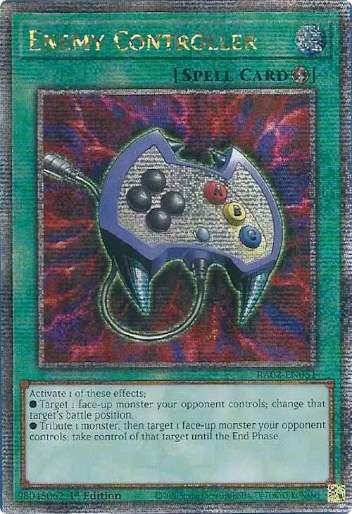 Enemy Controller (Quarter Century Secret Rare) Quarter Century Secret Rare 25th Anniversary Rarity Collection II RA02-EN051 NM