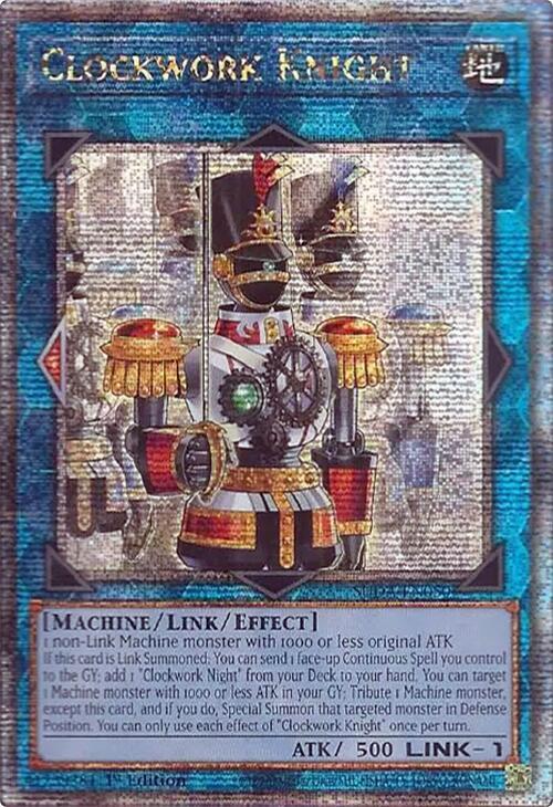 Clockwork Knight (Quarter Century Secret Rare) Quarter Century Secret Rare Supreme Darkness SUDA-EN050 NM