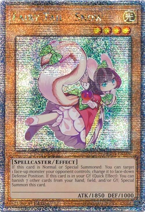 Fairy Tail - Snow (Quarter Century Secret Rare) Quarter Century Secret Rare Quarter Century Stampede RA04-EN269 NM