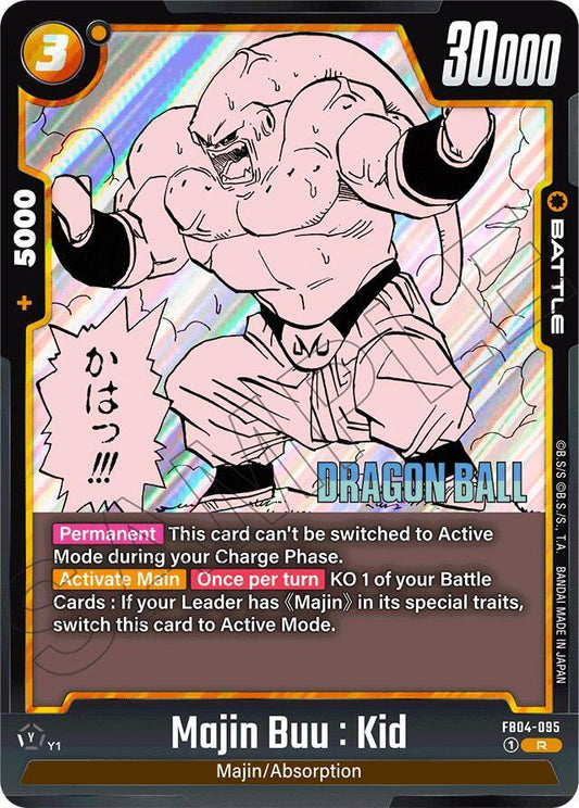Majin Buu: Kid - FB04-095 Rare Manga Booster 01 FB04-095 NM