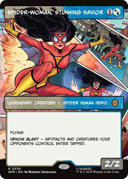 Spider-Woman, Stunning Savior (Borderless) R Marvel's Spider-Man 230 NM