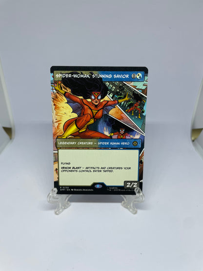 Spider-Woman, Stunning Savior (Borderless) R Marvel's Spider-Man 230 NM