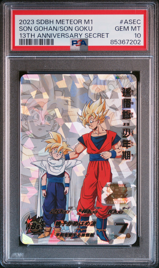 Son Gohan/Son Goku 13th Anniversary Secret Super Dragon Ball Heroes Meteor Missi