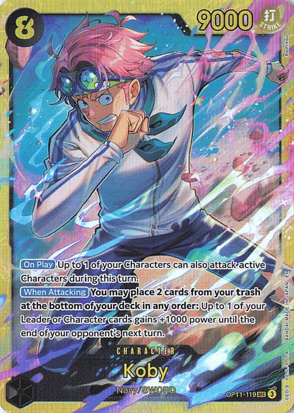 Koby (119) SEC A Fist of Divine Speed OP11-119 NM