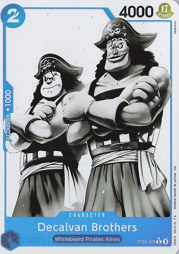 Decalvan Brothers (Parallel) C Starter Deck 22: Ace & Newgate ST22-008 NM