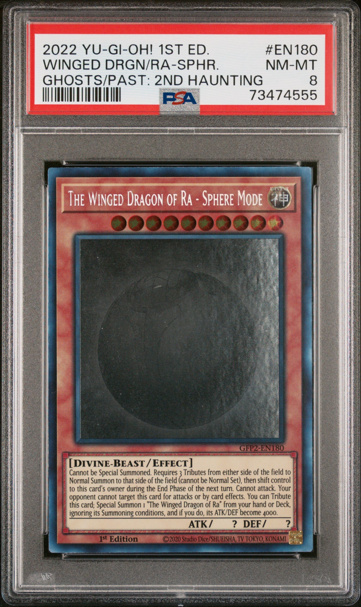 Winged Drgn/Ra-Sphr. Ghosts/Past: 2nd Haunting Yu-Gi-Oh! GFP2-EN180